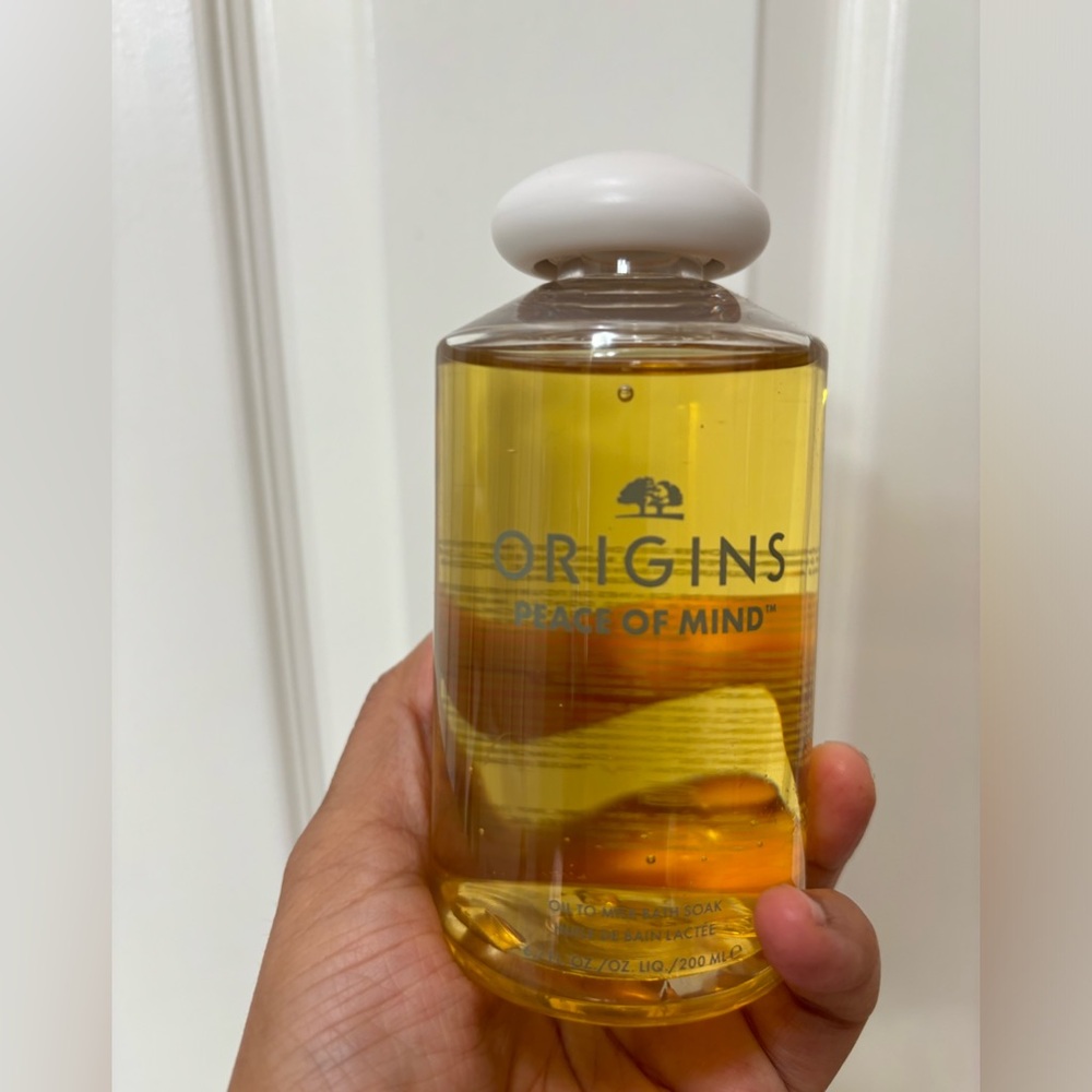 Origins oil to bath